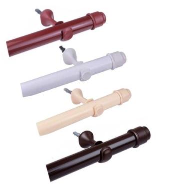Imagem de Varão Cortina 28mm Completo em Aço Com Revestimento em PVC Durável par