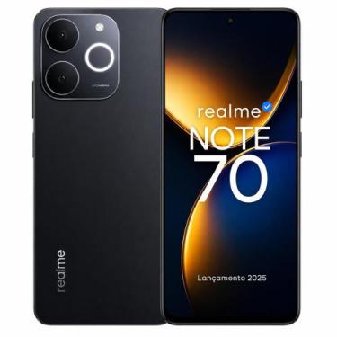 Imagem de Smartphone Realme Note 70 4G 4GB RAM 128GB Tela 6,74 Câmera 50MP Bater