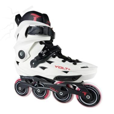 Imagem de Patins Inline Traxart Volt 2.0 Freestyle Urban Hardboot ABEC9 Branco, 