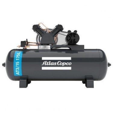 Imagem de Compressor Atlas Copco At 3 15 175 Litros 140 Lbs 3 Cv Mono