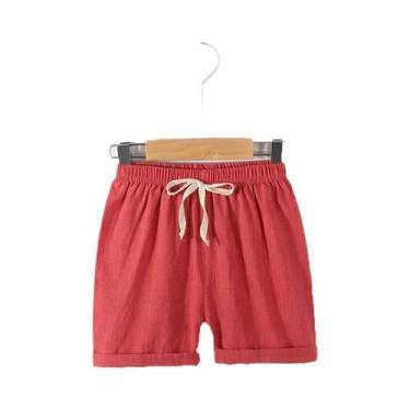 Imagem de Shorts De Verão Para Meninos De 2 a 10 Anos, Calças Esportivas De Linh