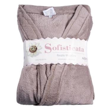 Imagem de Roupão Microfibra Sofisticata Premium Fendi P - Atlântica