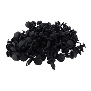 Imagem de Clipes de radiador de pára-choques, 100 unidades de tamanhos padrão de alta resistência Clip retentor de pressão de carro para modificação de carros