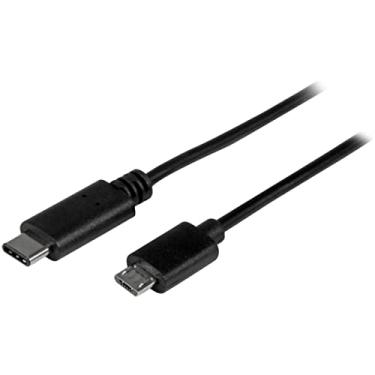 Imagem de StarTech. Com cabo USB C para micro USB – 0,5 m – M/M – Compatível com Thunderbolt 3 – Cabo Micro USB Tipo C para Micro USB (USB2CUB50 cm)
