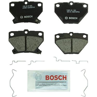 Imagem de Bosch BP823 QuietCast Premium Semi-Metallic Disc Brake Pad Set For Pontiac: 2003-2006 Vibe; Toyota: 2000-2005 Celica, 2004-2008 Corolla, 2003-2008 Matrix; Traseira