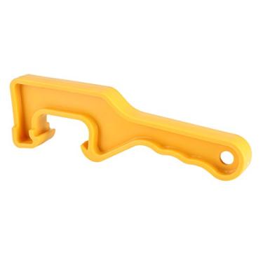 Imagem de balde de pl¨¢stico balde de 5 gal?es de tinta pode tampa de f¨¢cil abertura ferramenta removedor de chave para uso industrial home office garagem(Yellow),Abridor de balde, Abridor de tampa Balde b