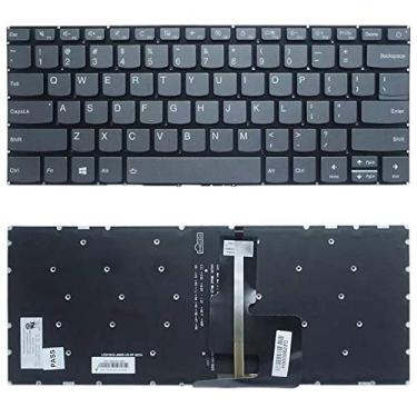 Imagem de Acessórios para reposição de laptop Teclado da versão dos EUA com luz de fundo do teclado para Lenovo Ideapad S130-14IGM 130S-14IGM 330-14IGM 330S-14 K43C-80 E43-80 330-14Arr