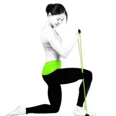 Imagem de Elástico Tensão Exercício Treino em casa Ombro Braço Glúteos (Verde)