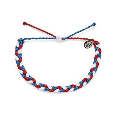 Imagem de Pura Vida Pulseira trançada - 100% impermeável, pulseira ajustável - berloque da marca, One Size, Acetato, Sem Pedra Preciosa