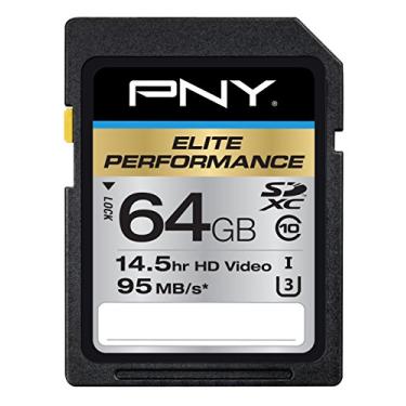 Imagem de PNY 64 GB Elite Performance Class 10 U3 SDXC cartão de memória flash