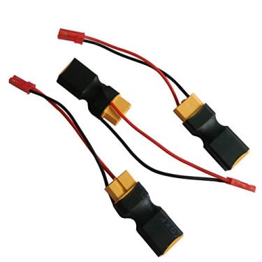 Imagem de JFtech Conectores XT60 macho para fêmea com conector de plugue JST adaptador de alimentação para RC DJI Phantom FPV Multirotor Câmera Aérea Gimbal (Pacote com 3)