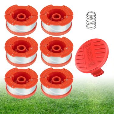 Imagem de CMZST065/CMZST0653 Trimmer Replacement Line Compatible with Craftsman Models: CMCST900, CMESTA900,CMESTE920,CMCST98020,30ft 0.065-inch,6-Line Spool + 1 Cap+1 Spring