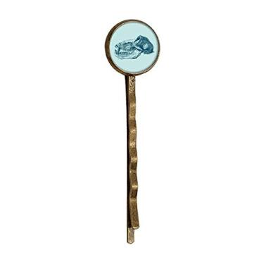 Imagem de Flank Sketch Animal Caveira Animal Retro Metal Hair Bobby Pin Headwear