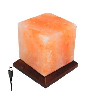 Imagem de Abajur Luminária Terapêutica Sal Rosa do Himalaia Mini USB