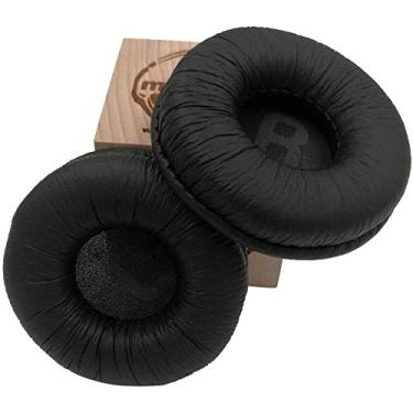 Imagem de Almofadas de ouvido de reposição misodiko redondas de 70 mm – para JBL T500BT T450BT, Tune 500BT 600BTNC on-Ear/Sony MDR-V150 V200 V250 V300 V400 ZX300, fones de ouvido para reparo de peças, Preto