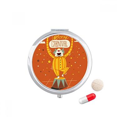 Imagem de Porta-comprimidos, porta-comprimidos Happy Carnival of Venice, caixa de armazenamento de remédios