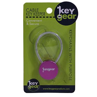 Imagem de KeyGear Porta-chaves de cabo, roxo