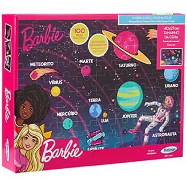 Imagem de Quebra-Cabeças Sistema Solar Barbie, Xalingo, Multicor