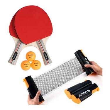 Kit 2 Raquete Tenis De Mesa Ping Pong Profissional + Brinde