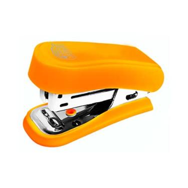 Imagem de Grampeador Escolar Escritorio Com Extrator 26/6 e 24/6 Mini Cor: Laranja