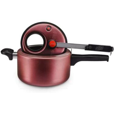 Imagem de Panela de Pressão 3L Com Revestimento Superflon e Visor de Vidro Inquebrável - Exclusividade Mundial - MTA