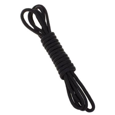 Imagem de Meada de Corda Trançada 100% Polipropileno 6mm x 30mt Preta - Rodeo West 28405