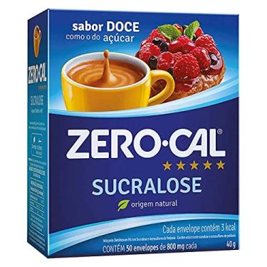 Imagem de Zero-Cal - Sucralose Adoçante em Pó - Natural, Saboroso e Sem Calorias - 50 Sachês