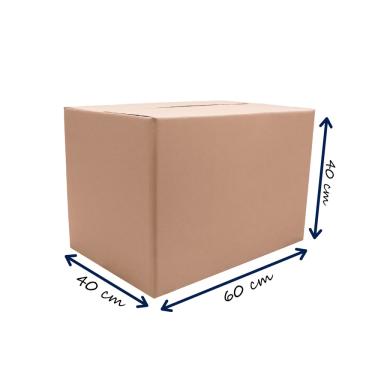 Imagem de 10 Caixas Papelão Mudança Embalagem 60x40x40cm