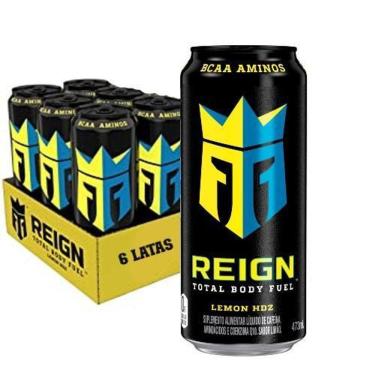 Imagem de Energético Alta Performance Reign Lemon Hdz 473Ml  6 Latas 