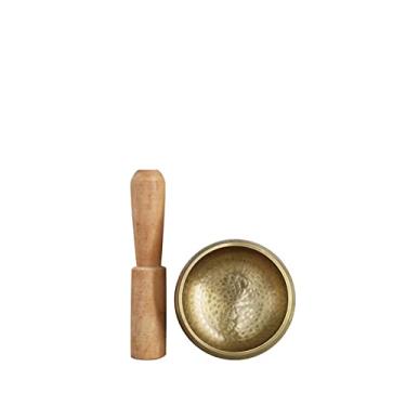 Imagem de SIMBAE Tigela De Música Artesanal Bacia do Canto Budista tibetano Buda Sound Bowl Instrumento Musical para Meditação com Vara Yoga Decoração de Casa