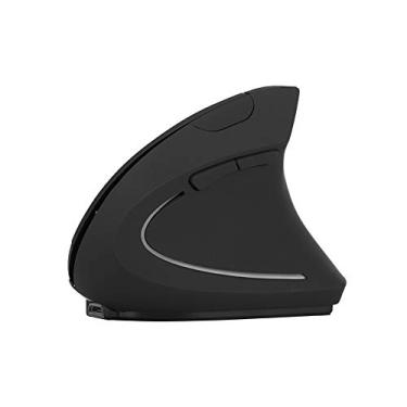 Imagem de Mouse Vertical Ergonômico Sem Fio de 2,4 GHz óptico 1600DPI, Mouse Portátil para Jogos PC/laptop, Recarregável Com Receptor USB