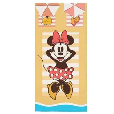 Imagem de Toalha Aveludada Estampada Minnie 70 cm x 1,40 m