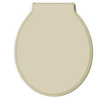 Imagem de Assento Sanitario Almofadado Economico Oval Bege - Durin