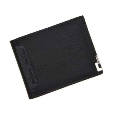 Imagem de USHOBE bolsa de parágrafo curto bolsa masculina carteiras de couro carteiras masculinas carteira para homem carteira masculina suporte Bolsa de couro Multifuncional Cartão de desenho cara
