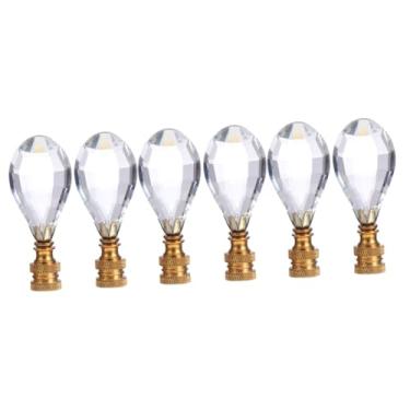 Imagem de Gadpiparty 6 Peças De Cabeça Decorativa De Cristal Poste Romano Poste Decorativo