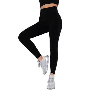 Imagem de Calça Legging Hupana Sports Levanta Bumbum Cintura Alta Sem Costura