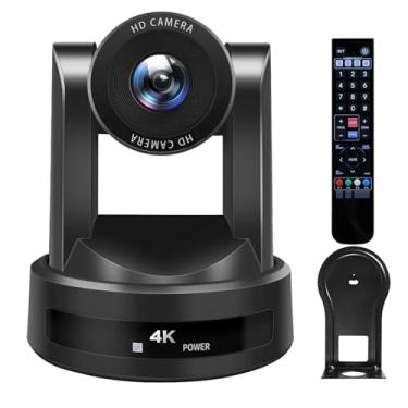 Imagem de Câmera PTZ 4K, zoom óptico de 10x, saída HDMI SDI USB e transmissão IP, para igrejas, escolas, videoconferências e transmissão ao vivo. (10X, SDI+HDMI+USB3.0+IP)
