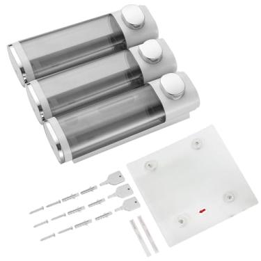 Imagem de Dispensador de xampu e condicionador, adesivos sem unhas