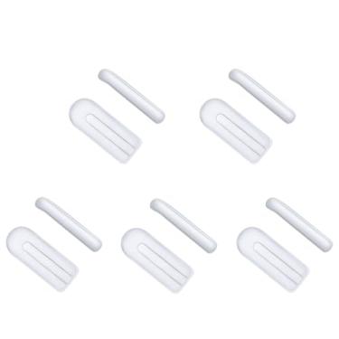 Imagem de OOWLIT 5 pares de protetores de nariz transparentes e macios antiderrapantes para óculos Oakley armação de óculos de sol 12 mm x 5 mm x 2 mm