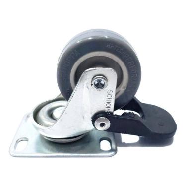 Imagem de Rodízio Giratório Com Freio Até 40 kg 2" - Schioppa GL 210 BP FPI
