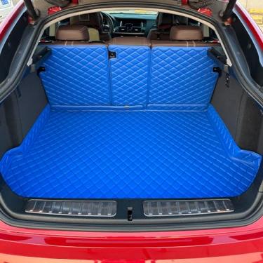 Imagem de GREATROAD Tapetes de couro personalizados para carros BYD SEAGULL/Dolphin Mini 2023 proteção contra todas as condições climáticas(3DM carga-AZUL)