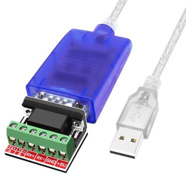Imagem de Cabo adaptador conversor de porta serial Jeirdus USB para RS422 RS485 com chip FTDI suporta Windows 10, 8, 7, XP e Mac com proteção ESD, 3ft/1meter