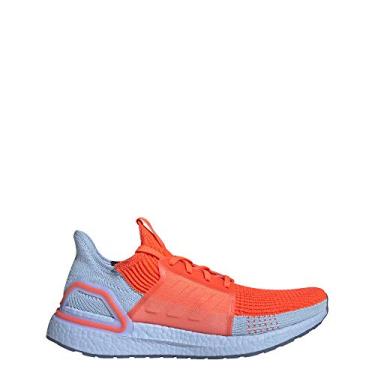 Imagem de Tênis de corrida masculino Adidas Ultraboost 19 M, Vermelho solar/vermelho solar/azul brilhante, 10