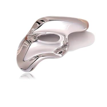 Imagem de EUDAIMIA Alfinetes de broche máscara dourada lapela vintage hijab broches para mulheres homens moda joias acessórios de decoração de roupas, Metal, Sem Pedra Preciosa