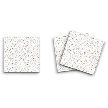 Imagem de Butler in the Home Sticky Notes Pacote com 12 7,6 cm x 7,6 cm, 50 folhas por bloco, papel de borrifado arco-íris, blocos de notas engraçados e fofos, papel planejador de diário