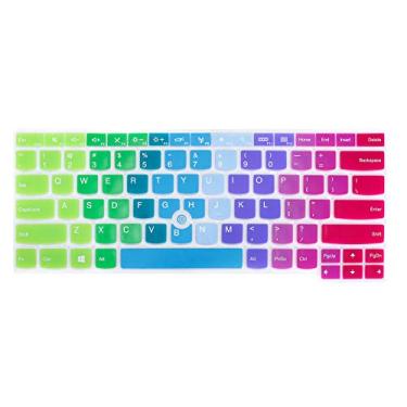 Imagem de HRH Capa de teclado para Lenovo ThinkPad L380 L390 L460 L470 L480 L490 L14 35.6 cm |para Thinkpad T14(s) T480(s) T490/S T495(S) |E470(c) E485 E490 E495 E495 14 35 0,6 cm|para ThinkPad X1 Yoga Gen
