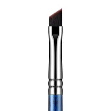 Imagem de Pincel delineador de olhos fino angular - PRO Precision Gel Eye Liner Pincel de maquiagem - Ângulo plano inclinado ultrafino - Cerdas sintéticas premium sem crueldade (E835 azul)
