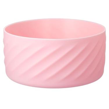 Imagem de FLORAPELL Botas para garrafa de água Hydro Flask 32 1,134 g, bota para garrafas de água esportivas Hydroflask, capa protetora de manga inferior de silicone acessórios para para-choques (rosa claro)