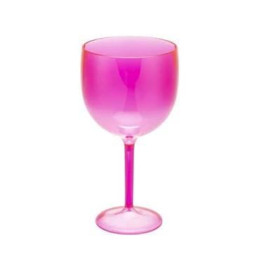 Imagem de Kit Com 12 Taças De Gin para Baladas, Piscina (Rosa Neon)
