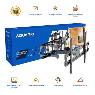 Imagem de Suporte Multi Articulado Profissional Tv 37 A 80 Aquario
